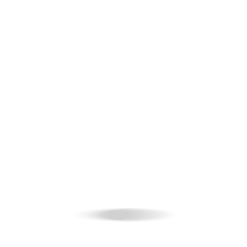 elevated logo - square - white